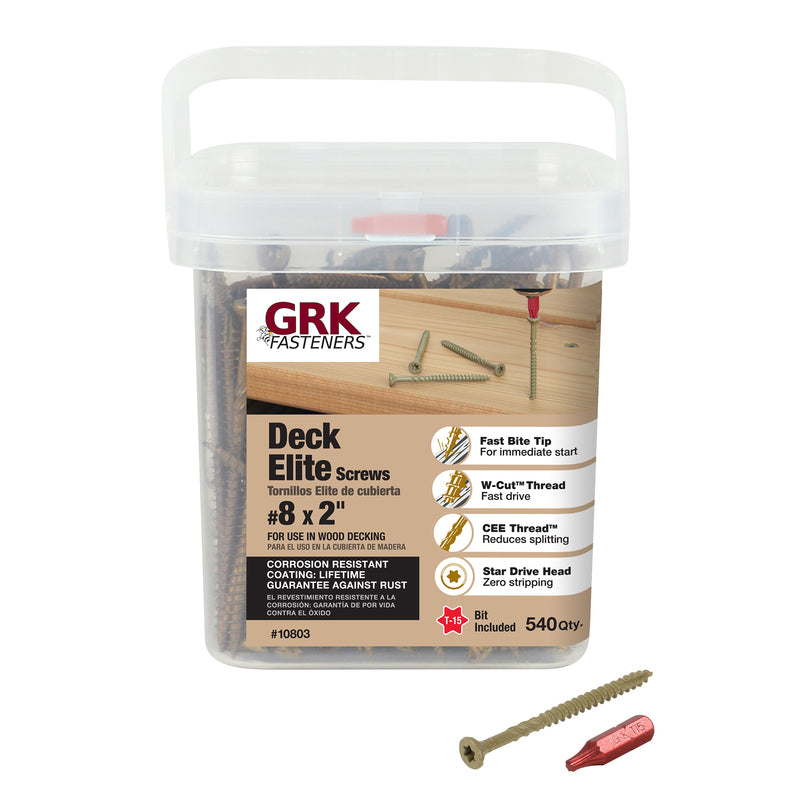 DECK SCREWS #8X2″ 540PK Hot on Sale