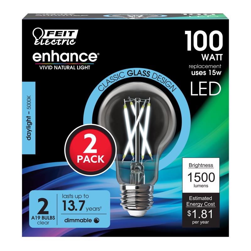 FMNT LED A19 DL 15W 2PK on Sale