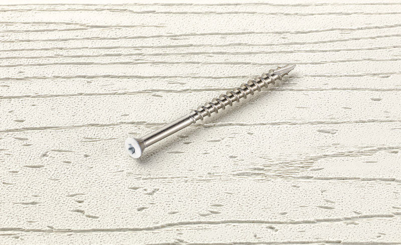 DECK SCRWS 7X1-5/8″WHT Fashion