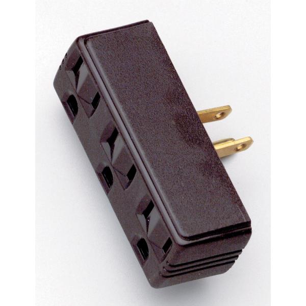BROWN TRIPLE TAP ADAPTER Sale