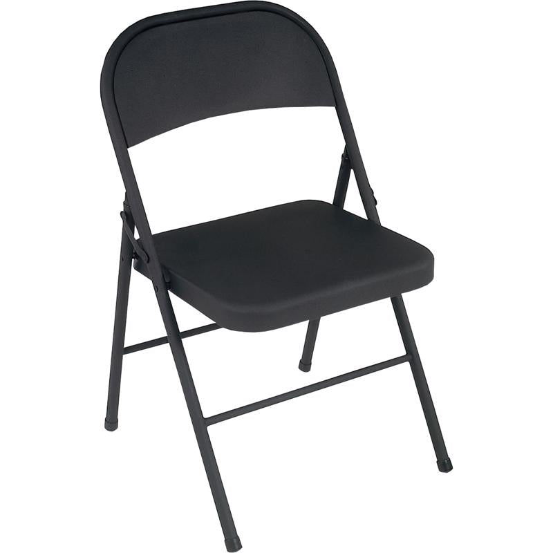 FOLDING CHAIR STEEL BLK Online Sale