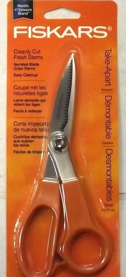 Fiskars Take Apart Scissors, Stainless Steel, Serrated Blade Online Sale