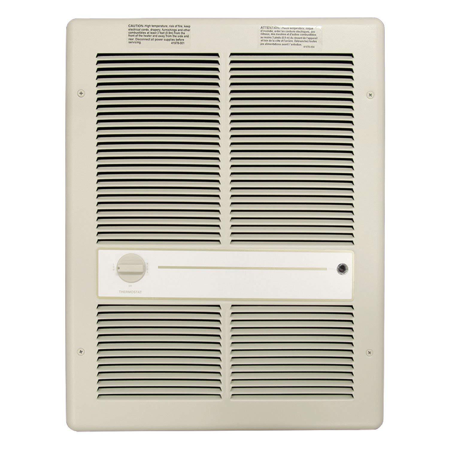 TPI Multi Watt 240/208V 3310 Series Fan Forced Wall Heater (Ivory) – Without Summer Fan Switch – 2 Pole Thermostat – HF3316T2RP Online