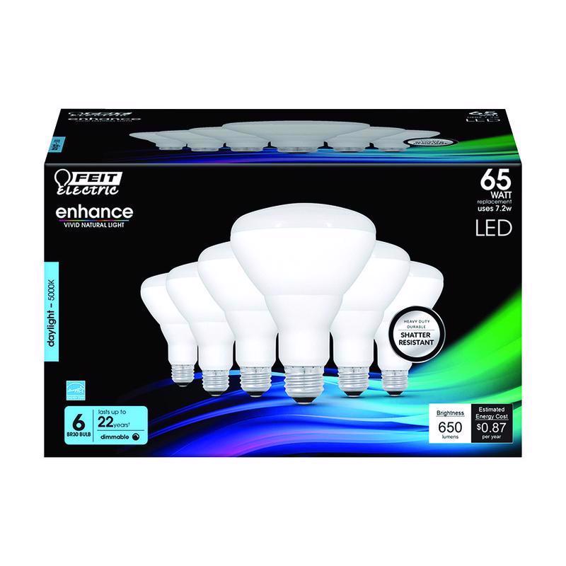 BULB LED BR30 7.2W 6PK Online Sale
