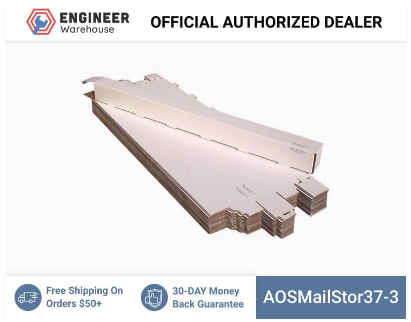 AOS 3″ x 3″ x 37″ Self-Locking Mailer and Storage Tube – MailStor37-3 Online now
