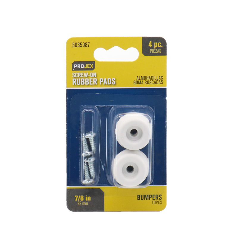 BUMPER SCRW-ON 7/8″W 4PK Discount