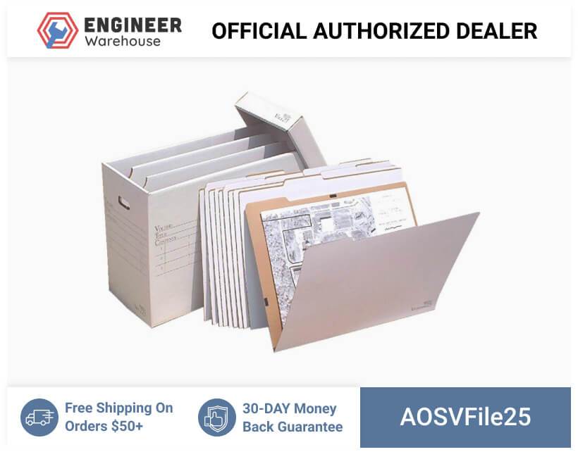 AOS 18″ x 24″ V/File Vertical Flat Storage with10 Pcs VFolder25 – VFile25 Online Sale