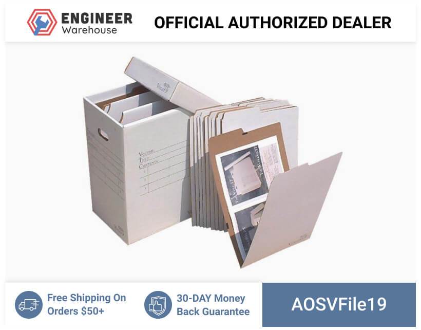 AOS 12″ x 18″ V/File Vertical Flat Storage with 10-Pcs VFolder19 – VFile19 Online Hot Sale