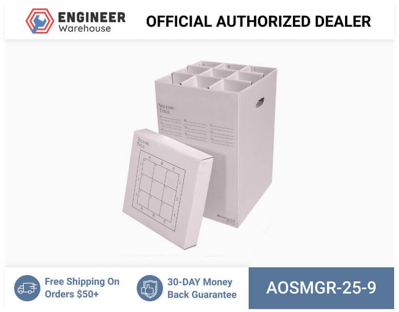AOS 24″ Manager Rolled Document Storage (9 5.25″ x 5.25″ Slots) – MGR-25-9 on Sale