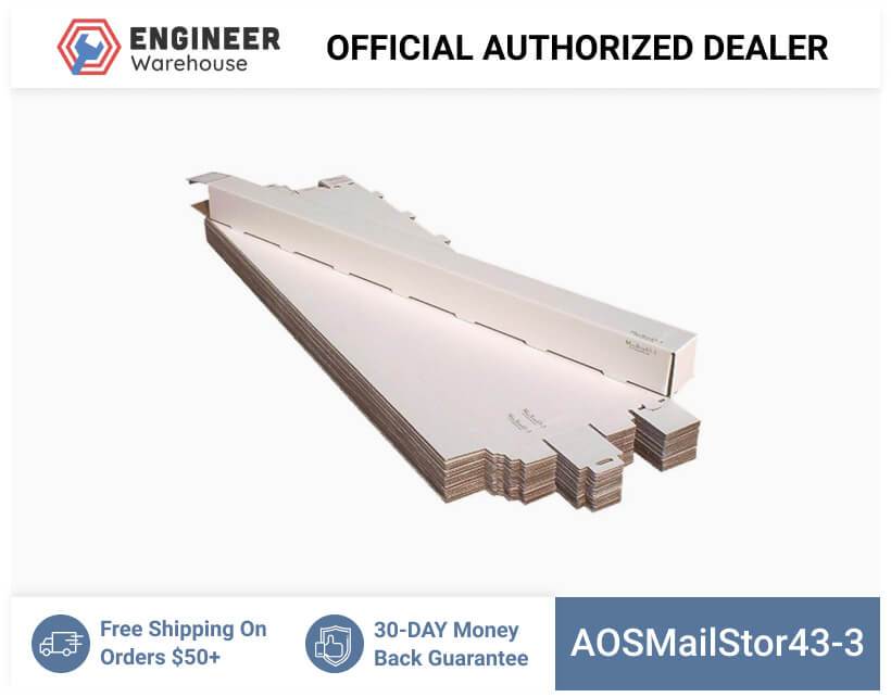 AOS 3″ x 3″ x 43″ Self-Locking Mailer and Storage Tube – MailStor43-3 Online now