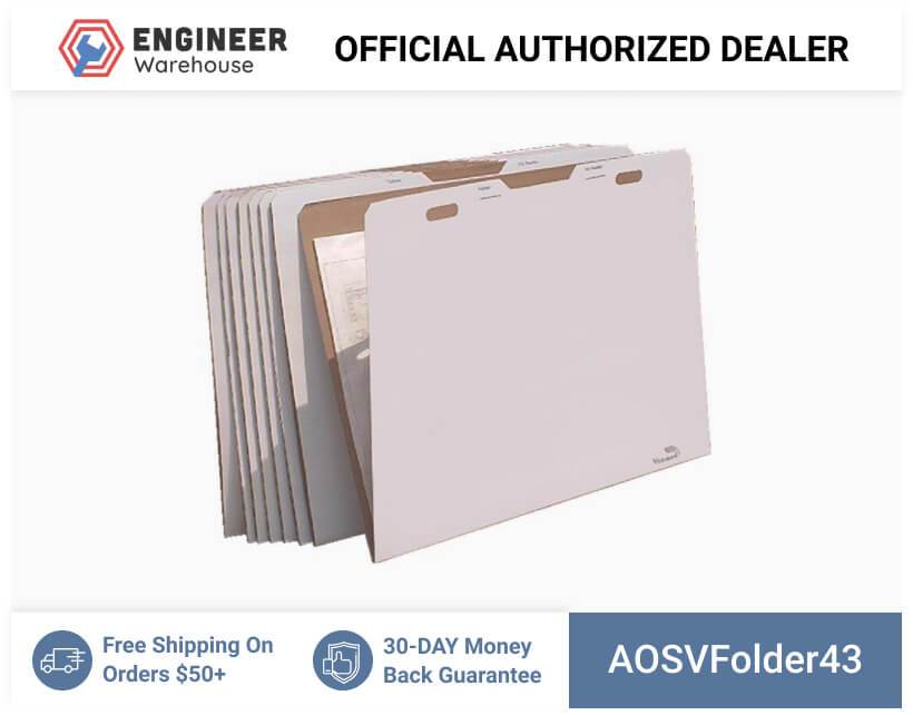 AOS 30″ x 42″ V/Folder Vertical Flat Storage – 8 Pcs – VFolder43 Discount