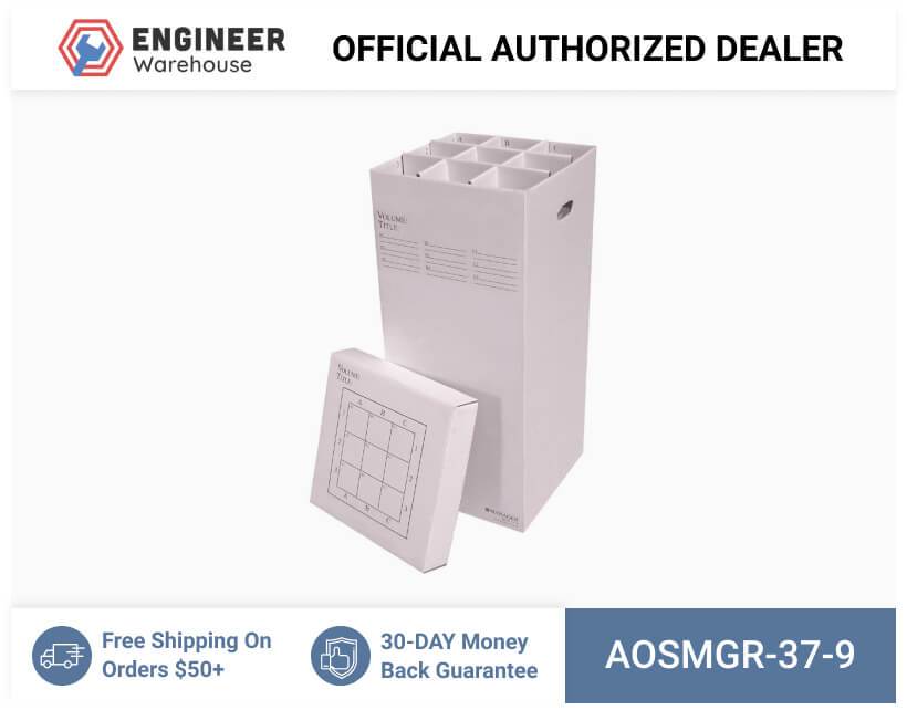 AOS 36″ Manager Rolled Document Storage (9 5.25″ x 5.25″ Slots) – MGR-37-9 Discount