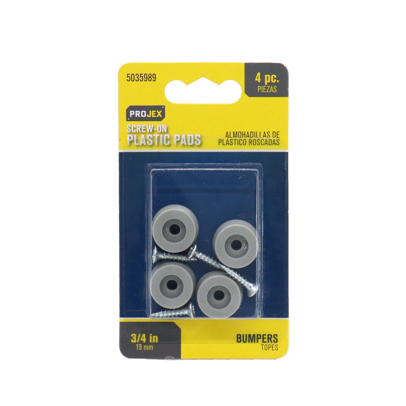 BUMPER SCRW-ON 3/4″W 4PK Online Sale