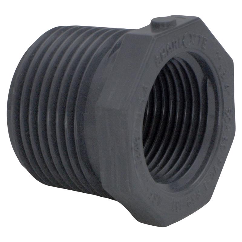 BUSHING 1X3/4 TXT PVC80 Online now