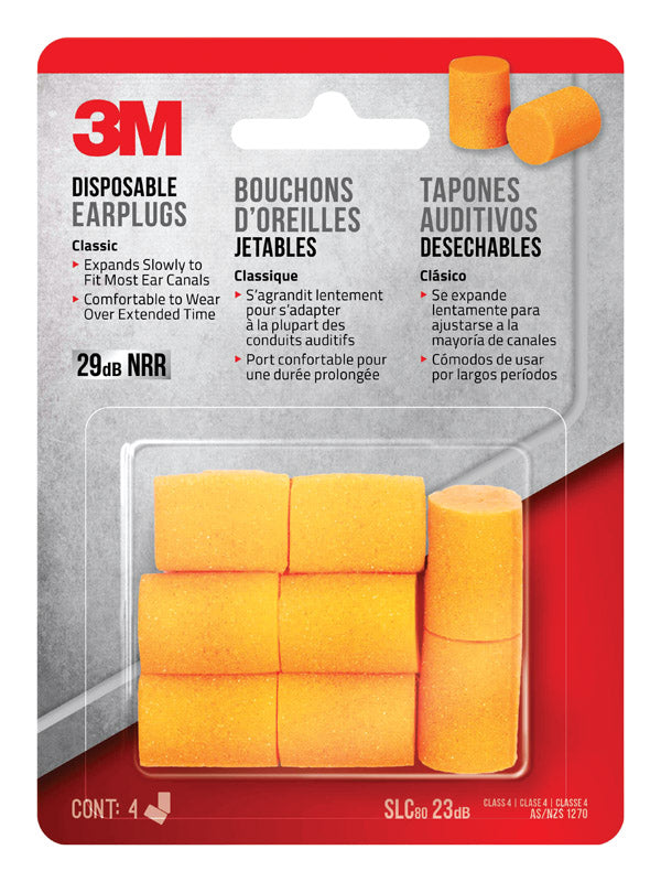 DISPOSABLE EARPLUGS4PK Discount