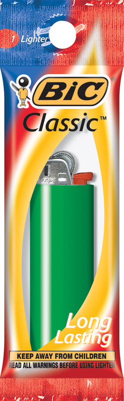 BUTANE LIGHTER GREEN 1PK Hot on Sale