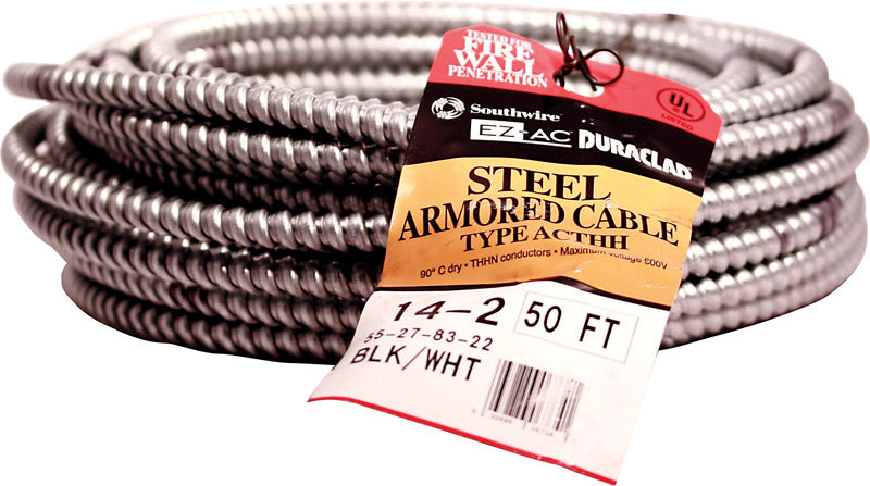 CABLE AC STEEL14-2  50′ on Sale