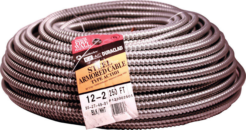 CABLE AC 12-2 STEEL 250′ Online now