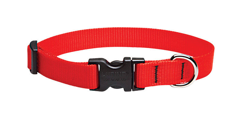 DOG COLLAR 13-22″ADJ RED Online Hot Sale