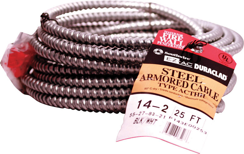 CABLE AC STEEL14-2  25′ on Sale