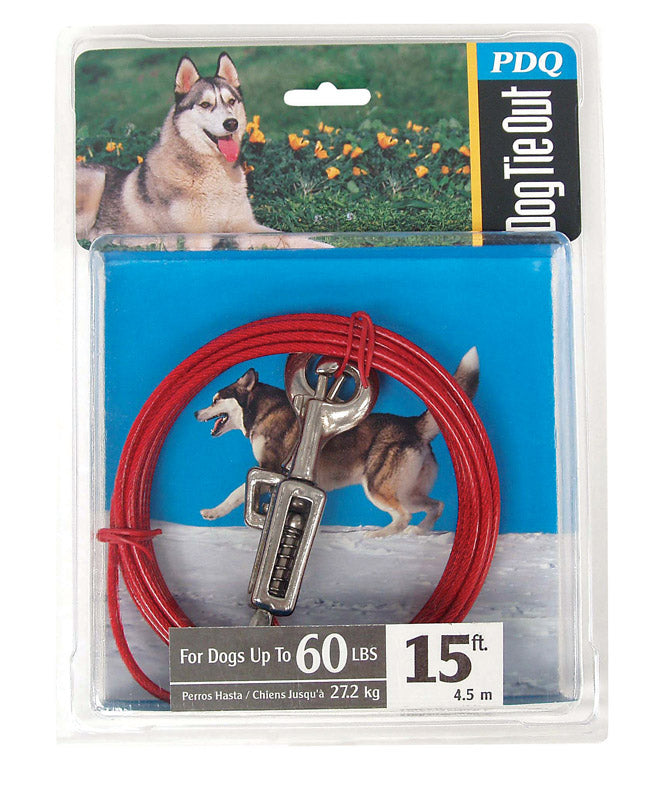 CABLE DOG TIE OUT 15’LRG Online