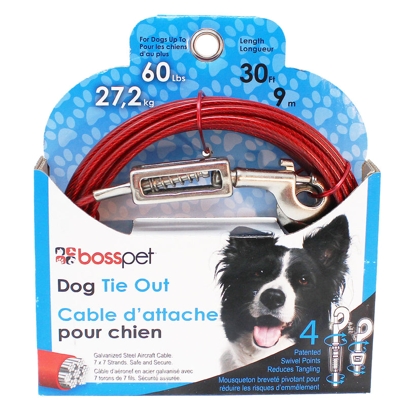 CABLE DOG TIE OUT 30’LRG Supply