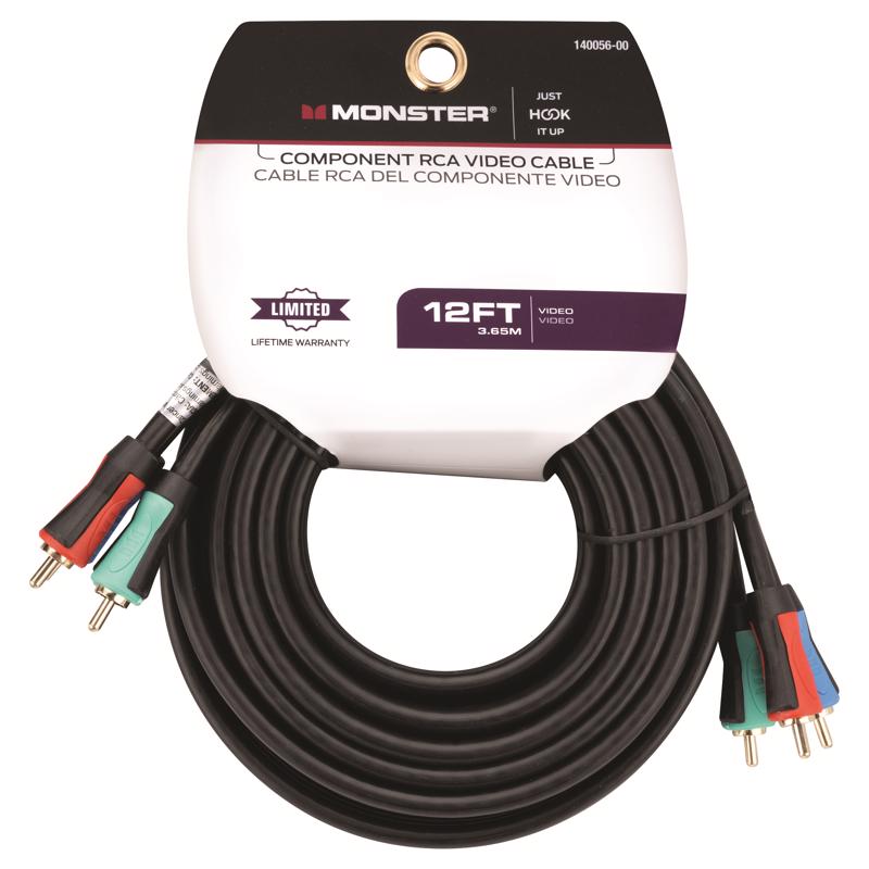 CABLE RGB VIDEO 12′ BLK on Sale