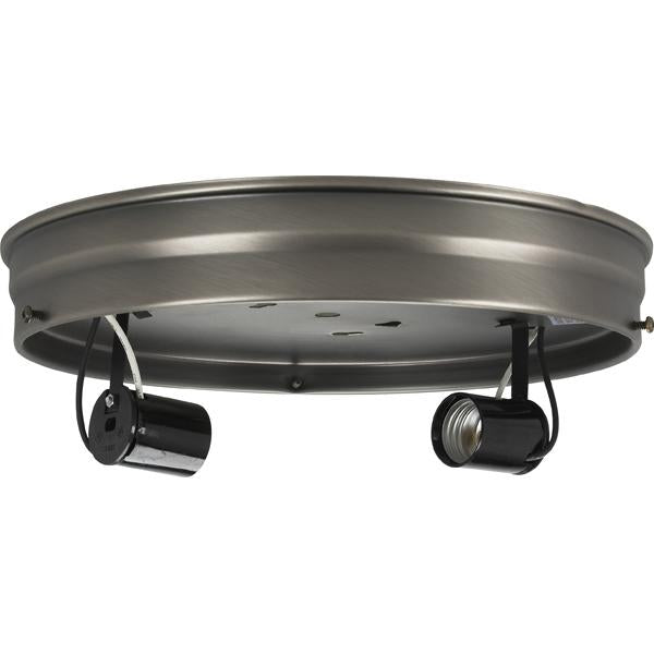 10″BRUSHED NICKEL PAN Online now
