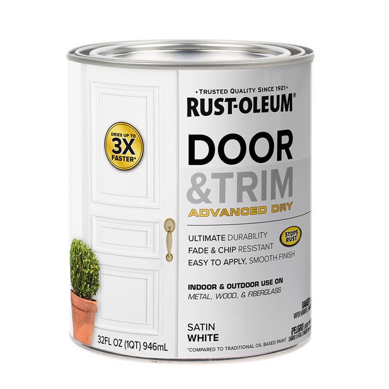 DOOR PAINT SATIN WHT 1QT Discount
