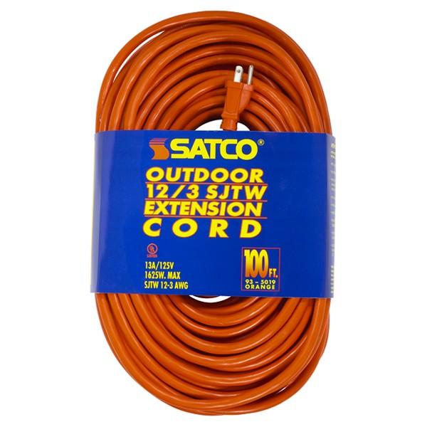 100 FT 12/3 SJTW ORANGE CORD Discount