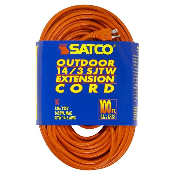 100 FT 14-3 SJTW 0RANGE CORDS Online Sale