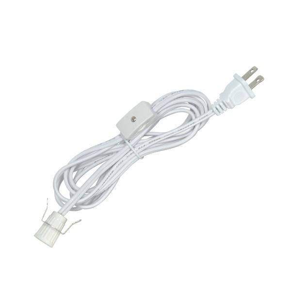 CANDELABRA SKT W/SNAP W/6FT WH Online now