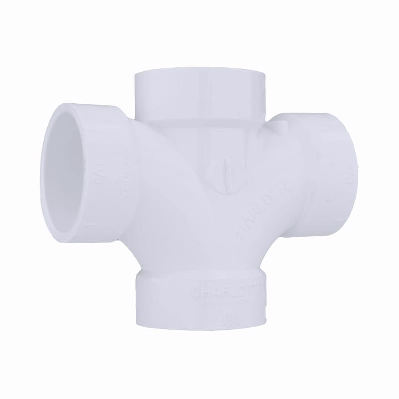 DOUBLE SANITARY TEE 1.5″ Hot on Sale