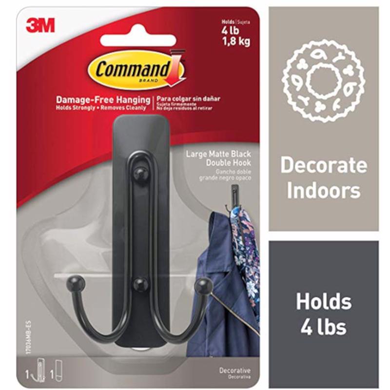 DOUBLE HOOK BLK 4LB on Sale
