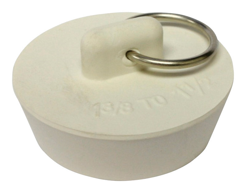 DRAIN STOPPER 1-1/2″ WHT Fashion