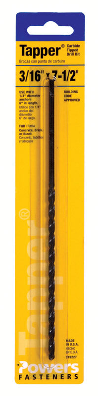 DRILL BIT 3/16″ X 7-1/2″ Online Sale