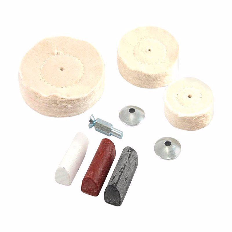 DRILL MOUNT BUFF KIT 7PC Fashion