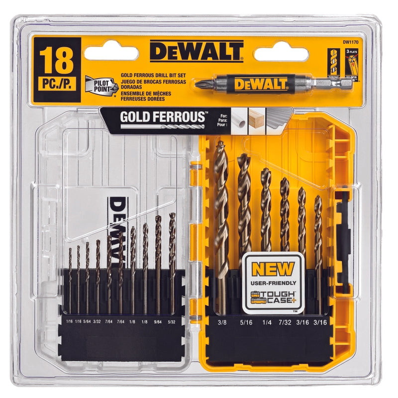DRILL SET 18PC PILOT PT Fashion