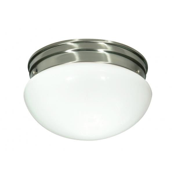 2 LIGHT 10″ MUSHROOM FLUSH Online now