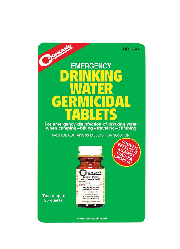 DRINKING WATER TABS 50PK Online now