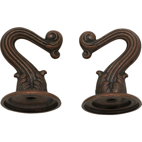 2 ANT COPP FIN HOOKS & HDWE Sale