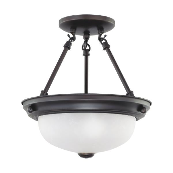 2 LIGHT 11″ SEMI-FLUSH Sale
